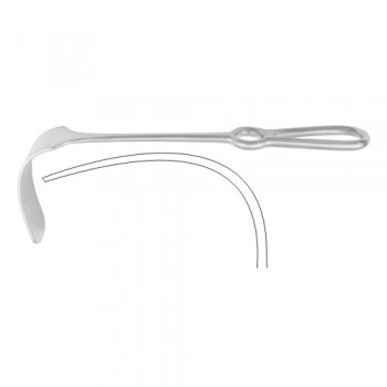 Mikulicz Liver Retractor Stainless Steel, 25 cm - 9 3/4" Blade Size 90 x 35 mm